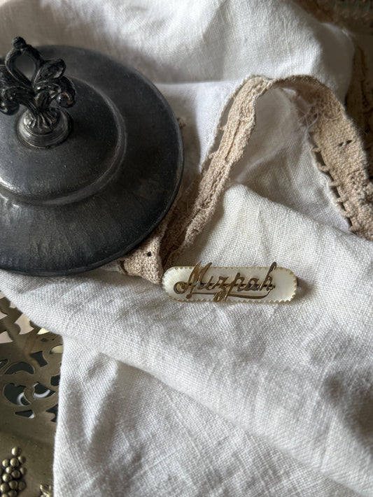 Vintage Mizpah Brooch