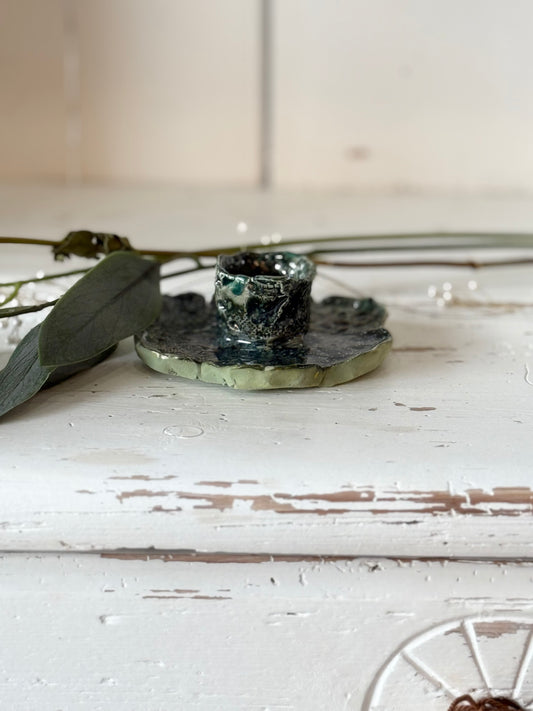 Ceramic Art Candle Holder 3 - Linda Titow