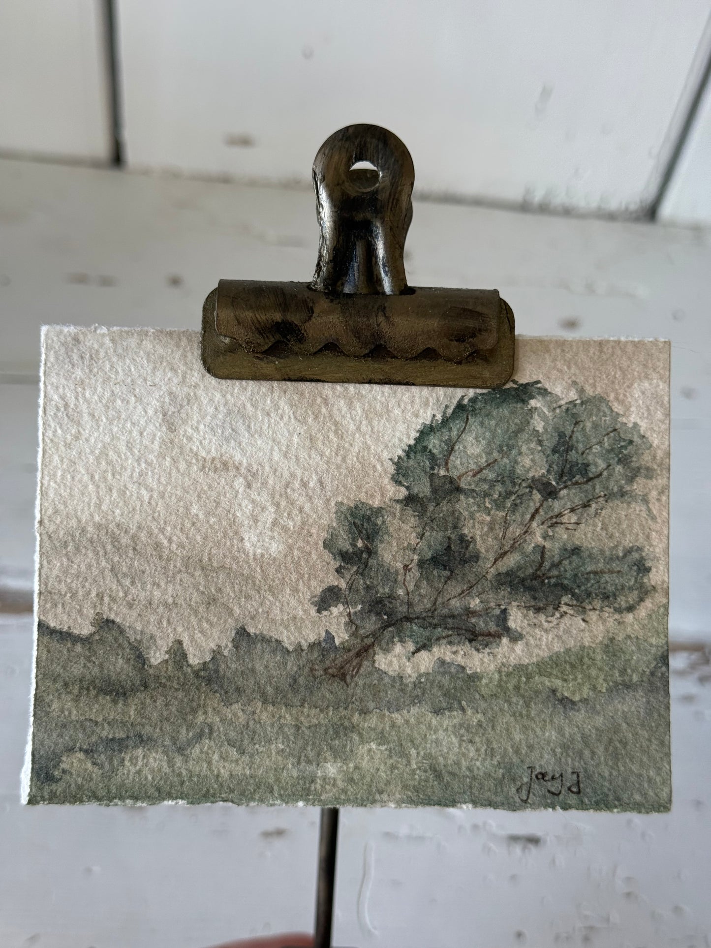 Mini Water Colour Landscape by JJ - Unframed 2