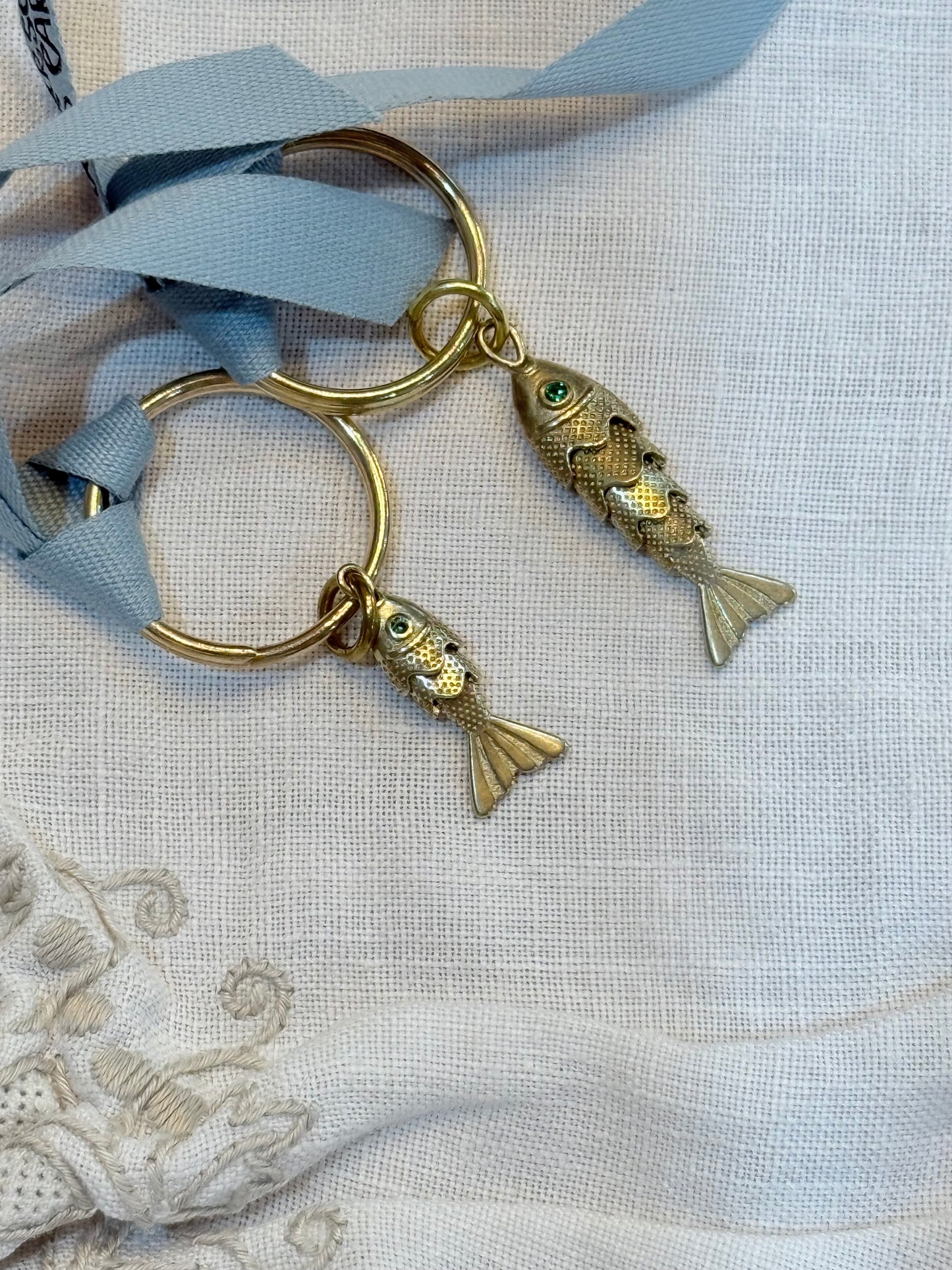 Moving Fish Keyring - small