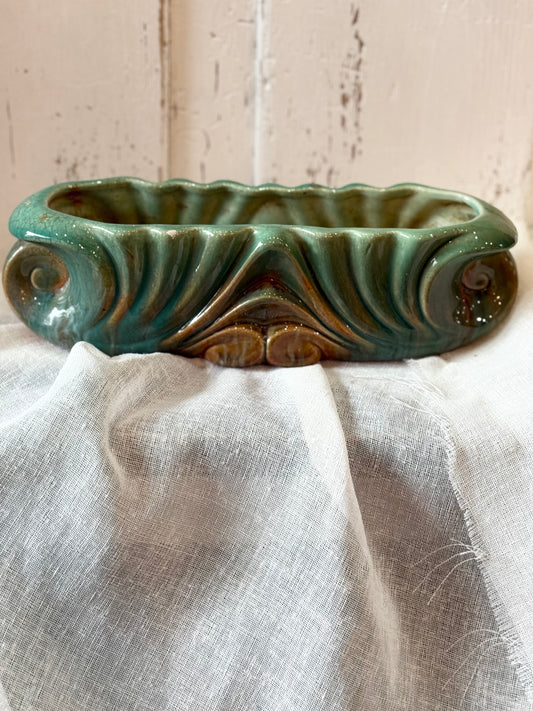 Vintage Diana Pottery Trough Vase
