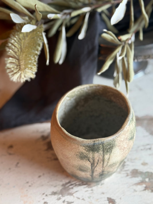 Linda Titow Art Vase - Gums with Birds