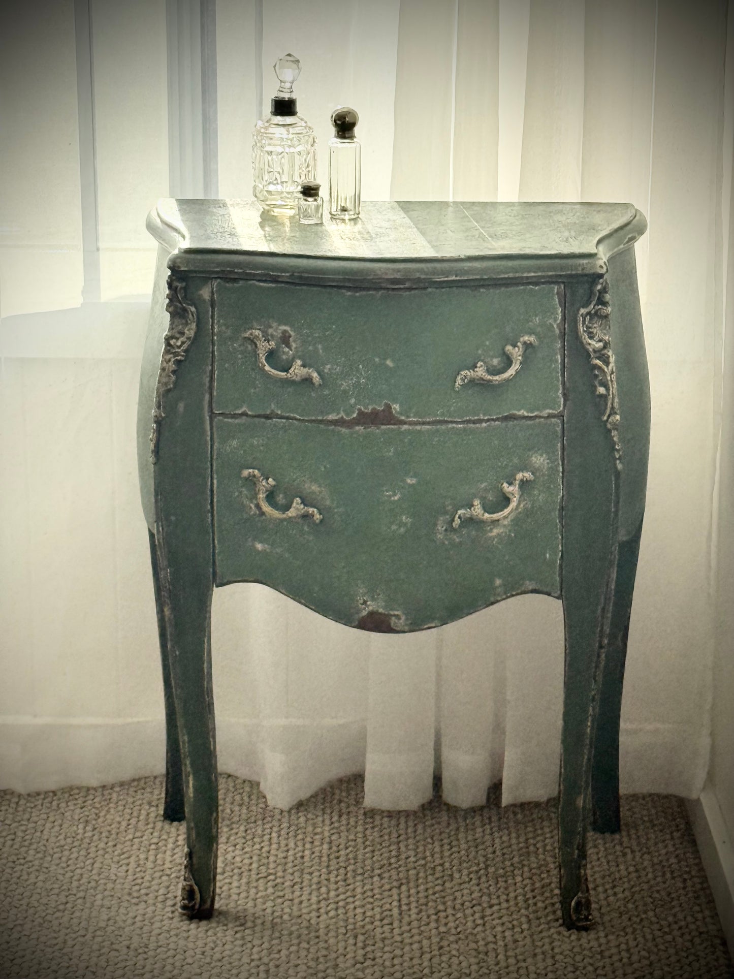 French Green Commode