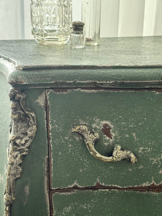 French Green Commode