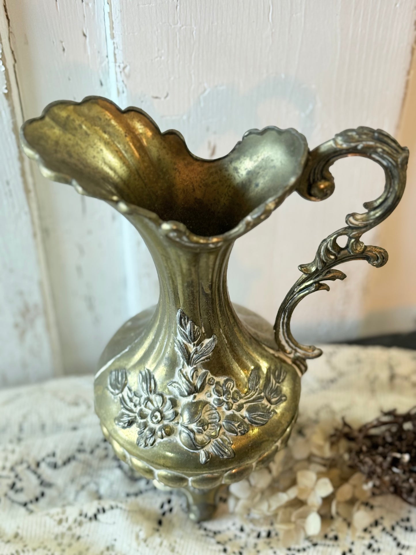 Ornate Italian Jug Vase