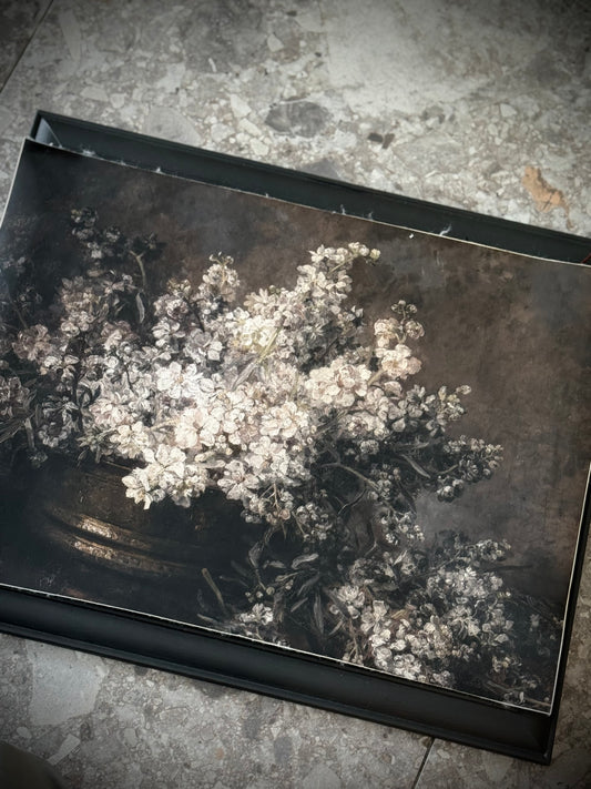 Antiqued Canvas Print - Day Roses 42cm x 30cm
