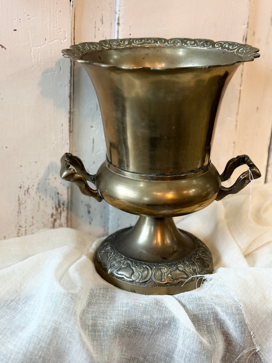 Stunning Brass Champagne Cooler Ice Bucket