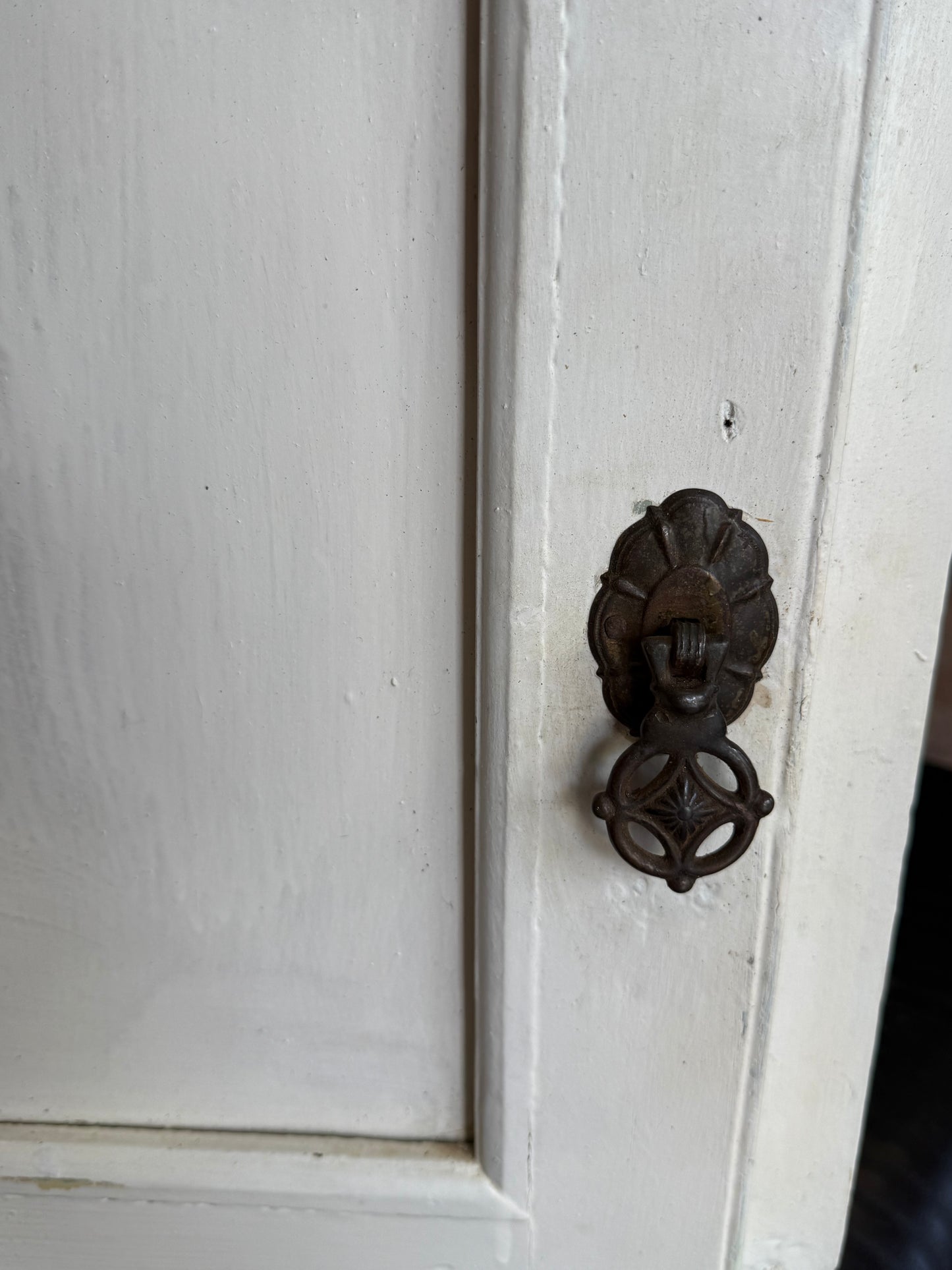Antique White Wall Cabinet