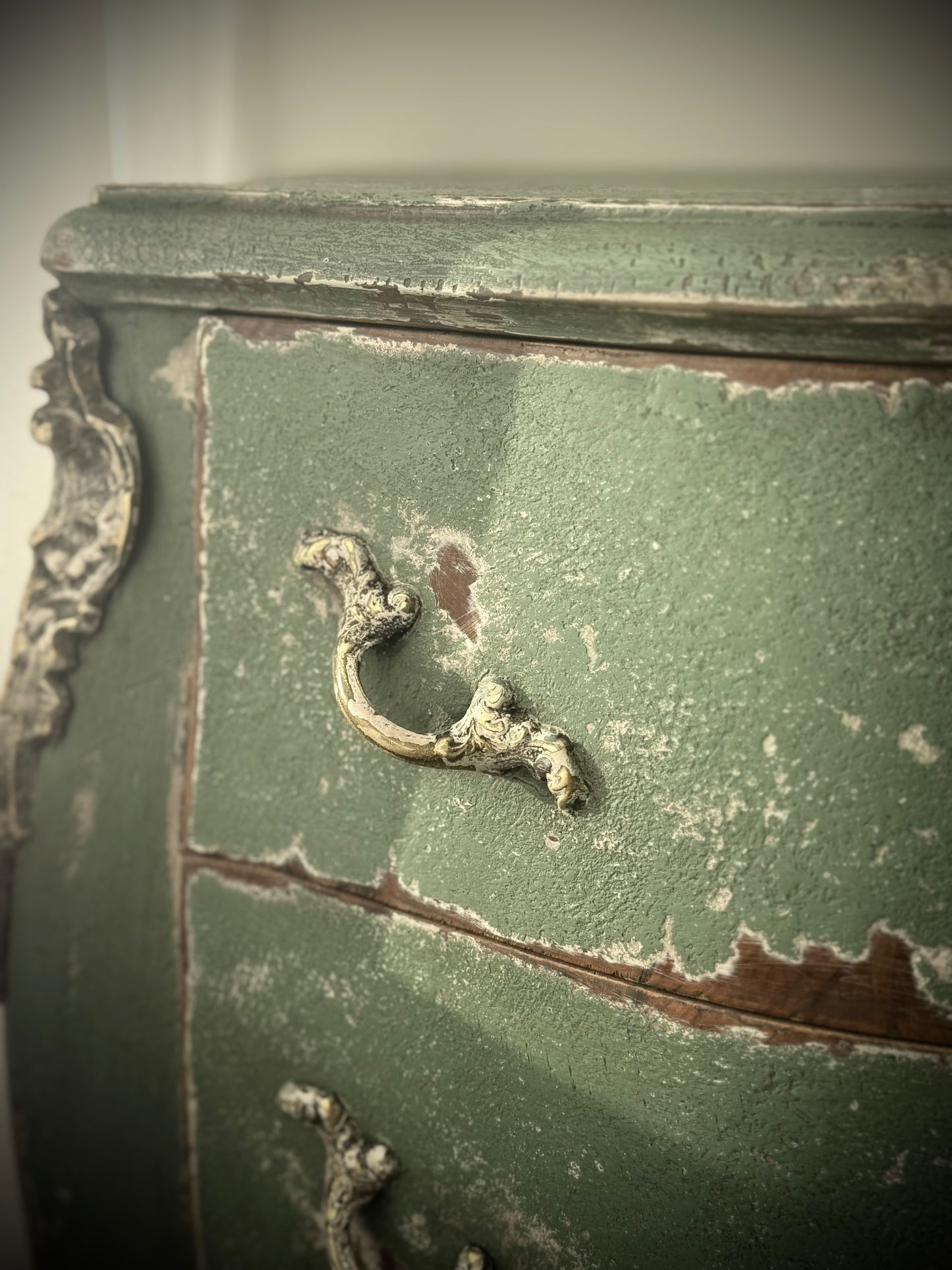 French Green Commode