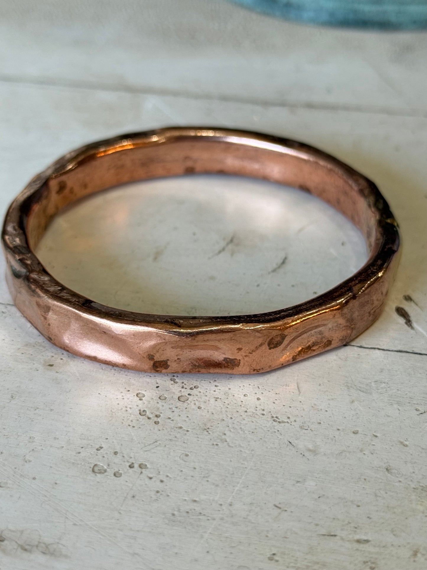 Art Jewellery - Bangle - Copper Hammered