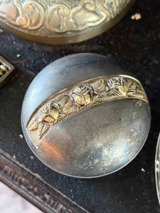 Silver and Brass Jewellery Case
