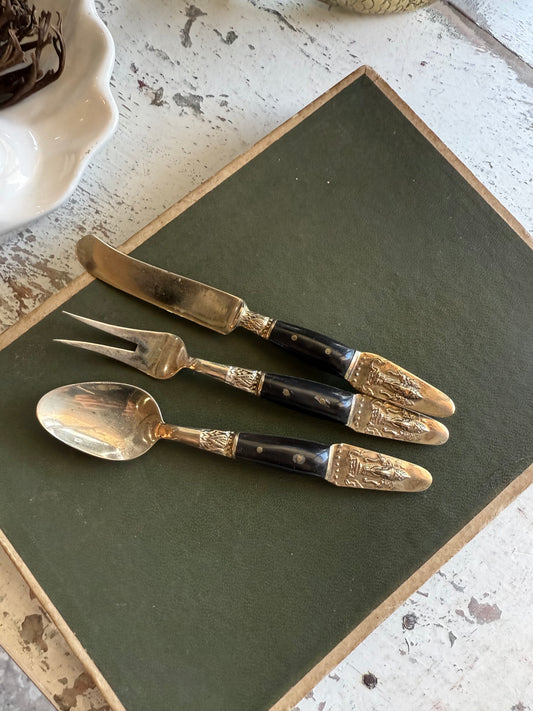 Mini Bronze Cutlery in Box