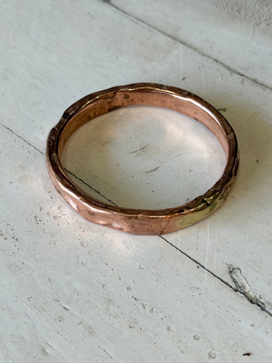 Art Jewellery - Bangle - Copper Hammered