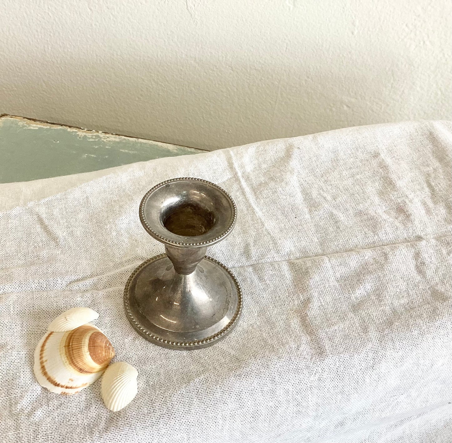 Little Vintage Silver Candlestick