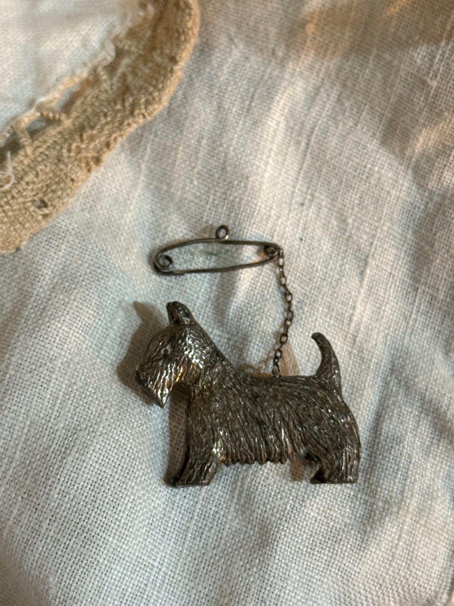 Vintage Dog Brooch