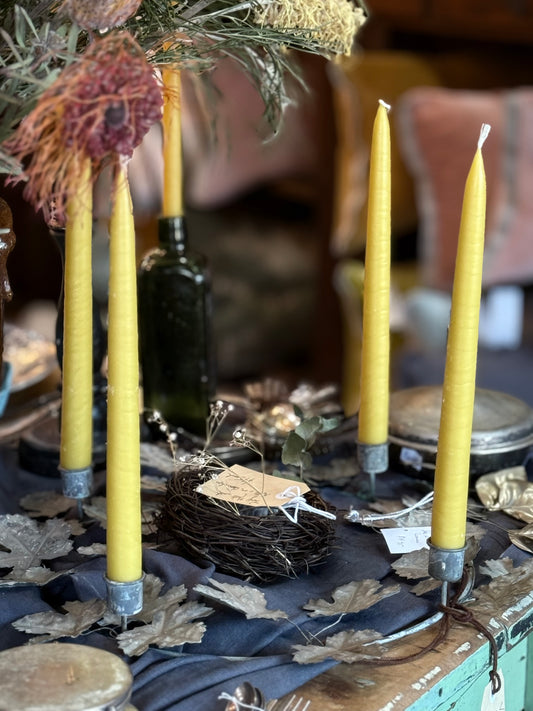 Beeswax Taper Candles - 2cm