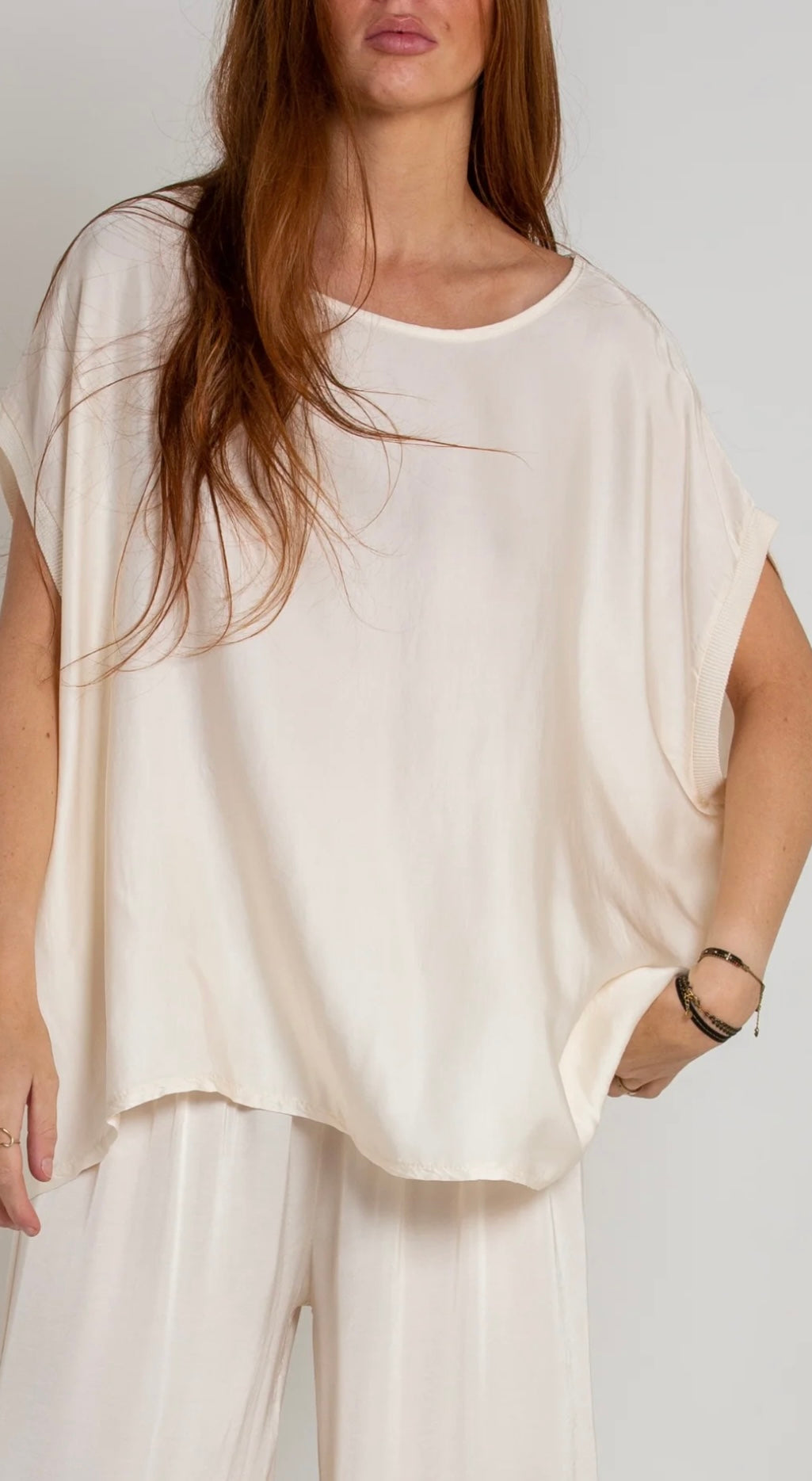 mamapapa - TOBI - flowy tee shirt - off white
