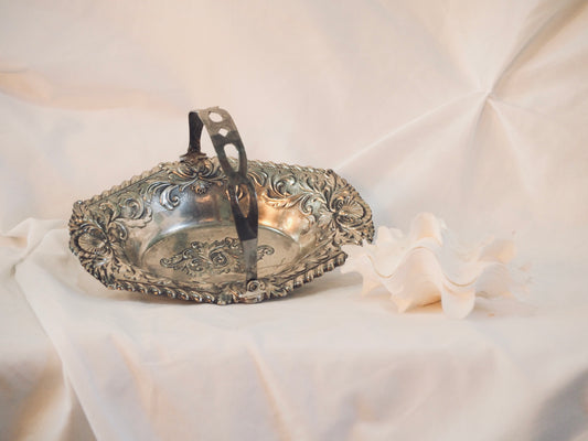 Silver Tray with Handle
