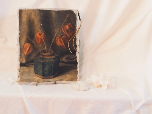 Swarm Canvas Painting Clutch - Ginger Jar