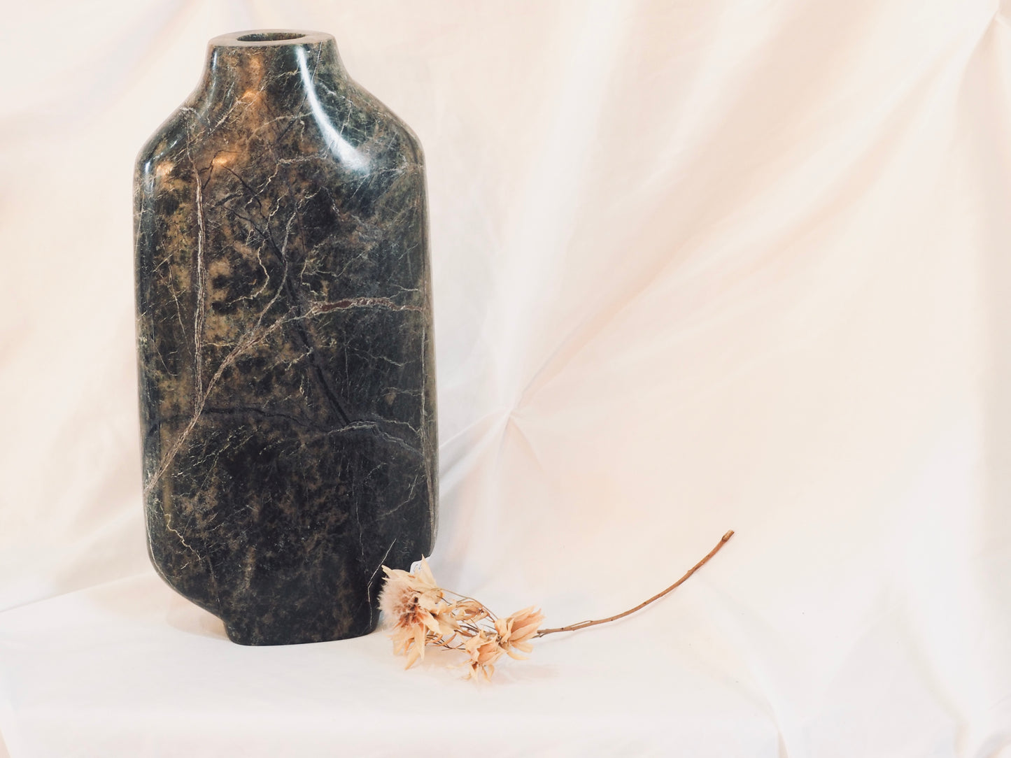 Celeste Marble Vase - oblong