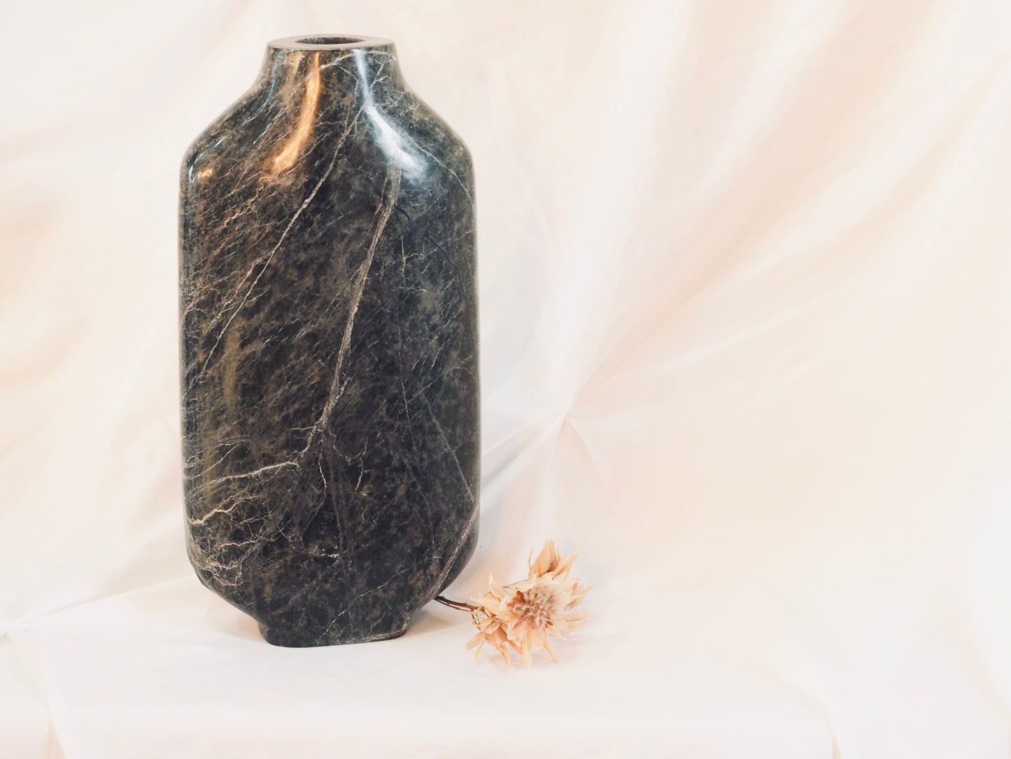Celeste Marble Vase - oblong