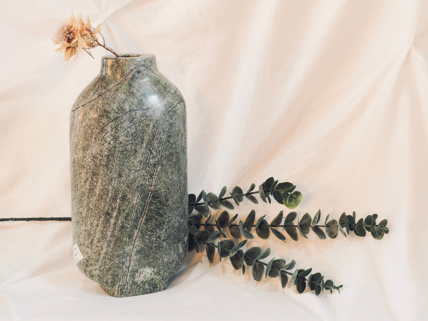 Celeste Marble Vase - oblong