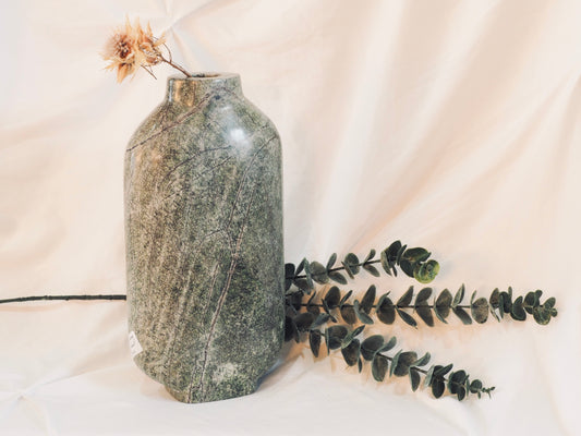 Celeste Marble Vase - oblong