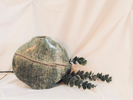 Celeste Marble Vase - Ellipse