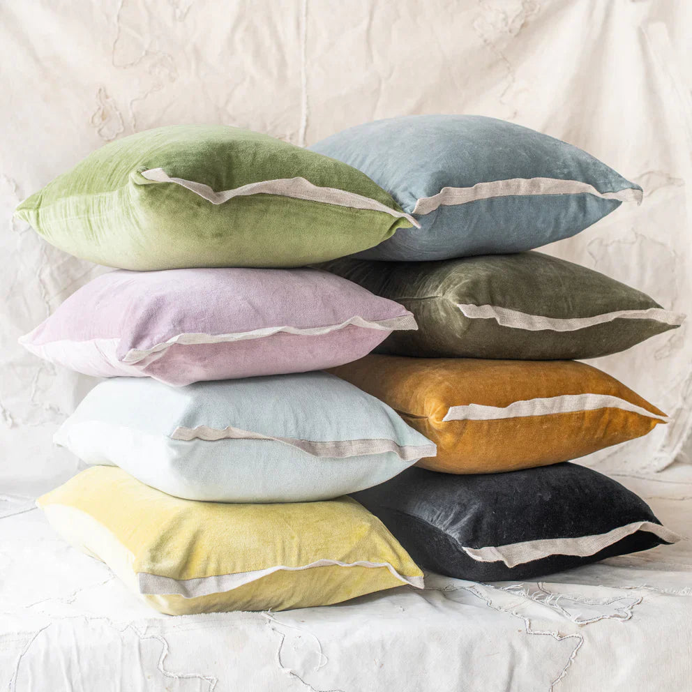 NEW! Médicis Cushions - Pale Green - Lichen
