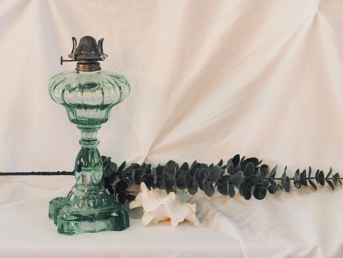 Green Oil Lamp