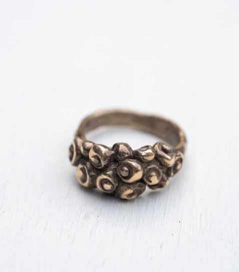 Pesci Che Volano Frida Ring - Bronze