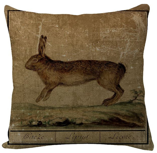 Running Hare 50cm x 50cm - Barbara O'Donovan Designs