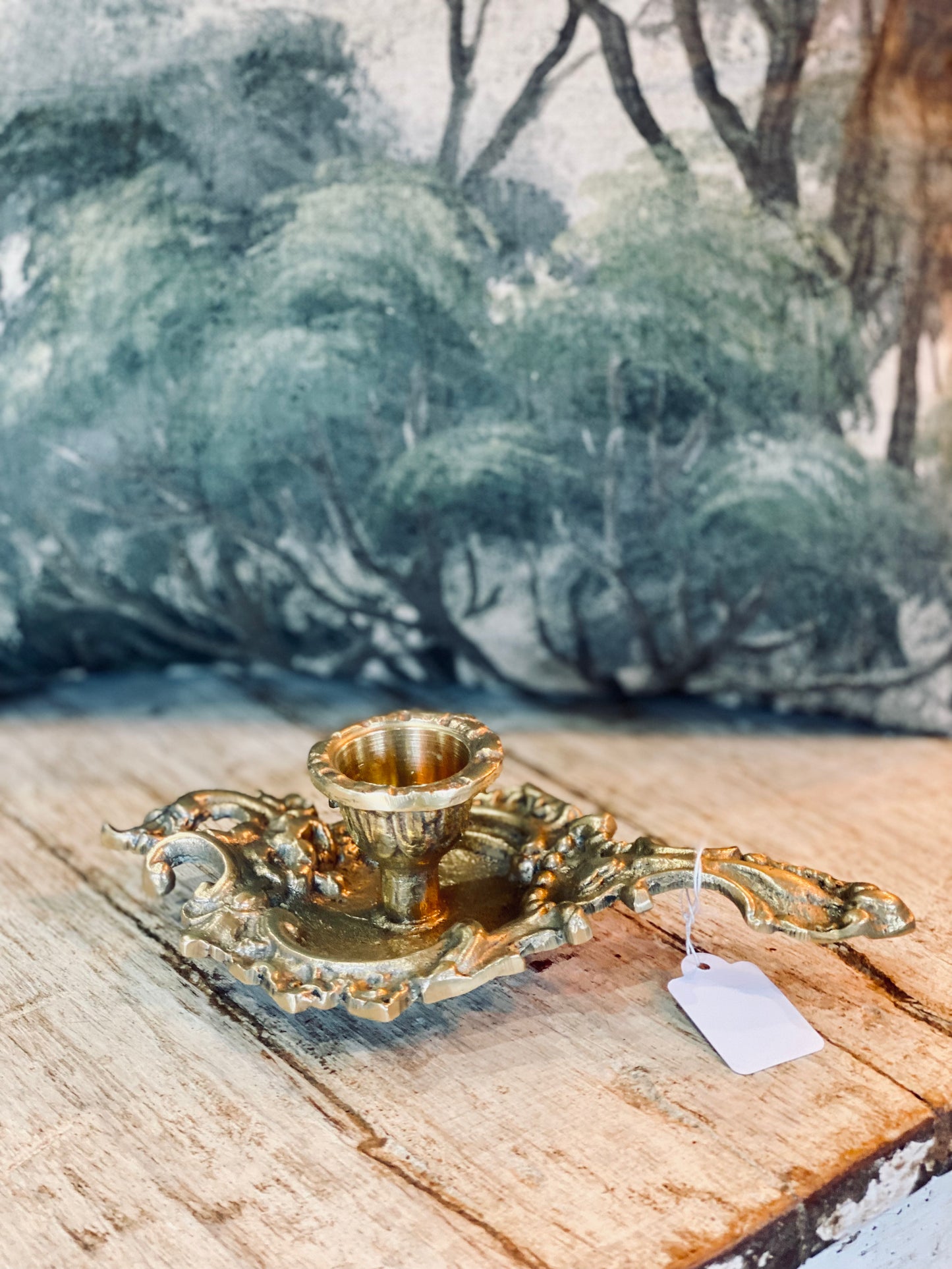 NEW! Vintage Ornate Candelabra with Holder