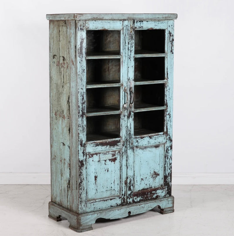 Coming Soon! Vintage Blue Display Cabinet