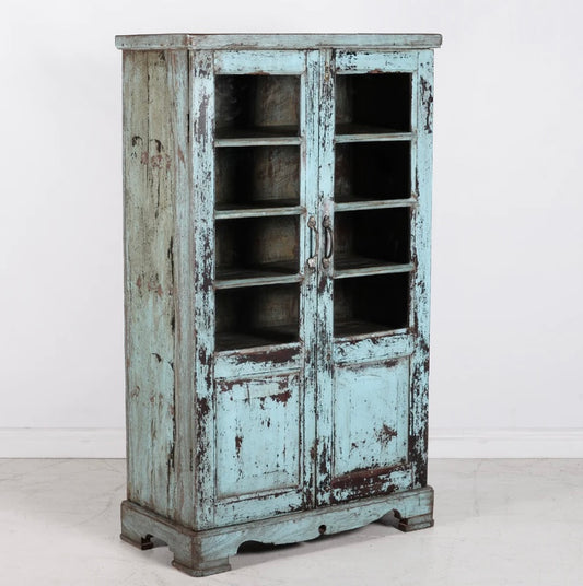 Coming Soon! Vintage Blue Display Cabinet