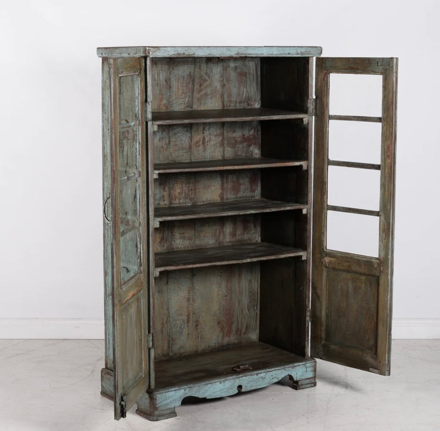 Coming Soon! Vintage Blue Display Cabinet