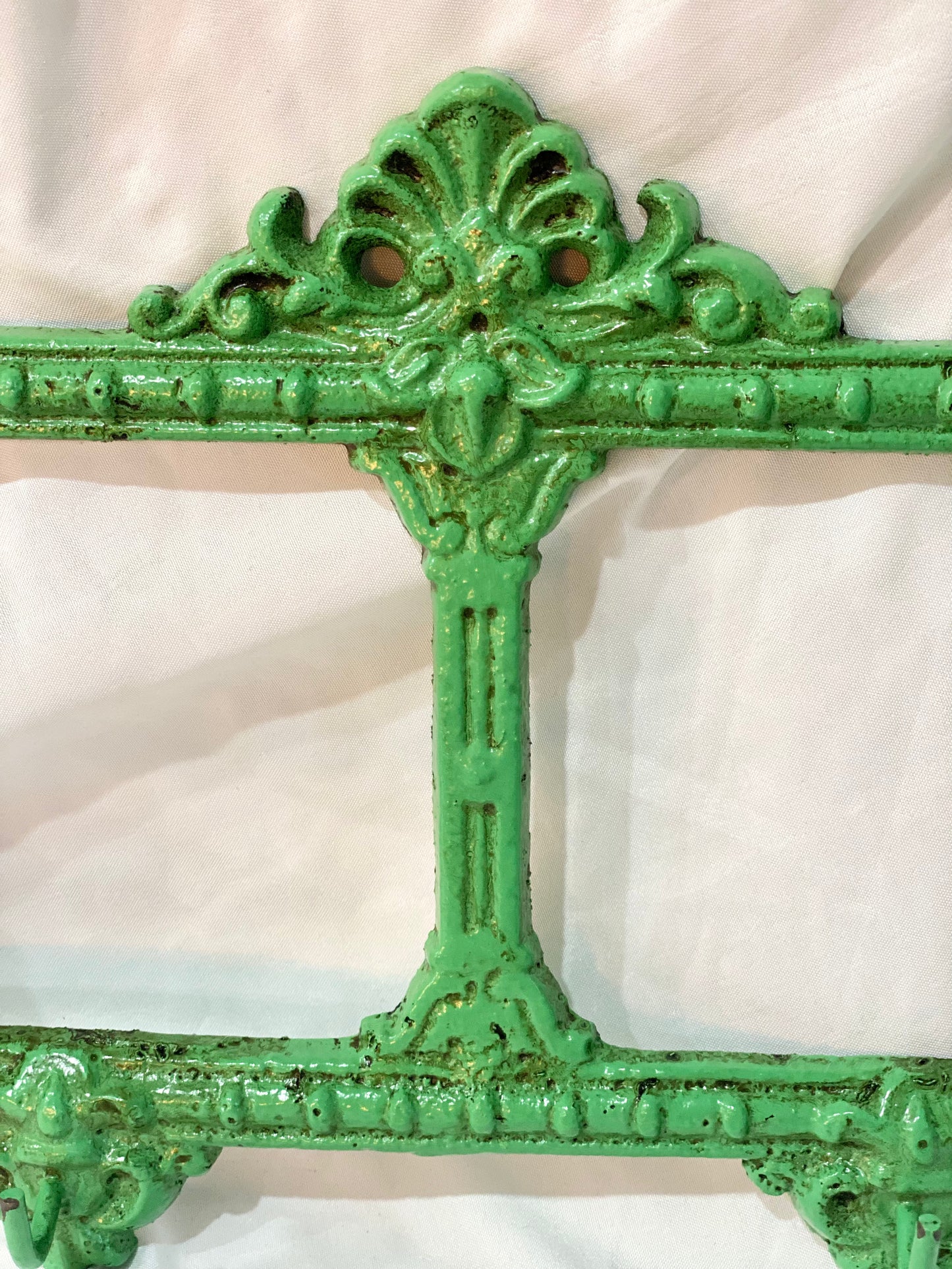 NEW! Green Cast Iron Hook Board