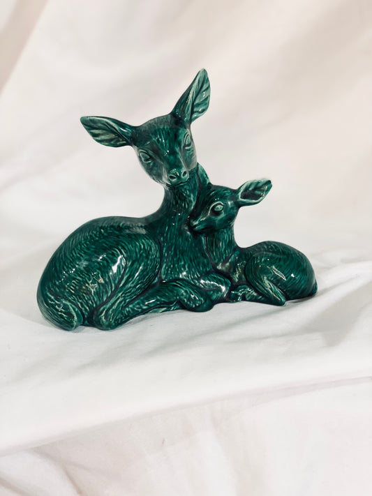 NEW! Vintage Deer - gorgeous green