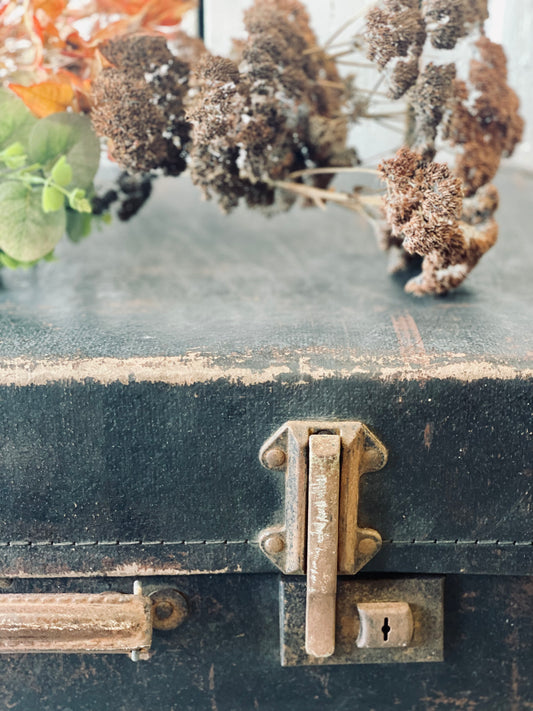 NEW! Amazing Old Suitcase