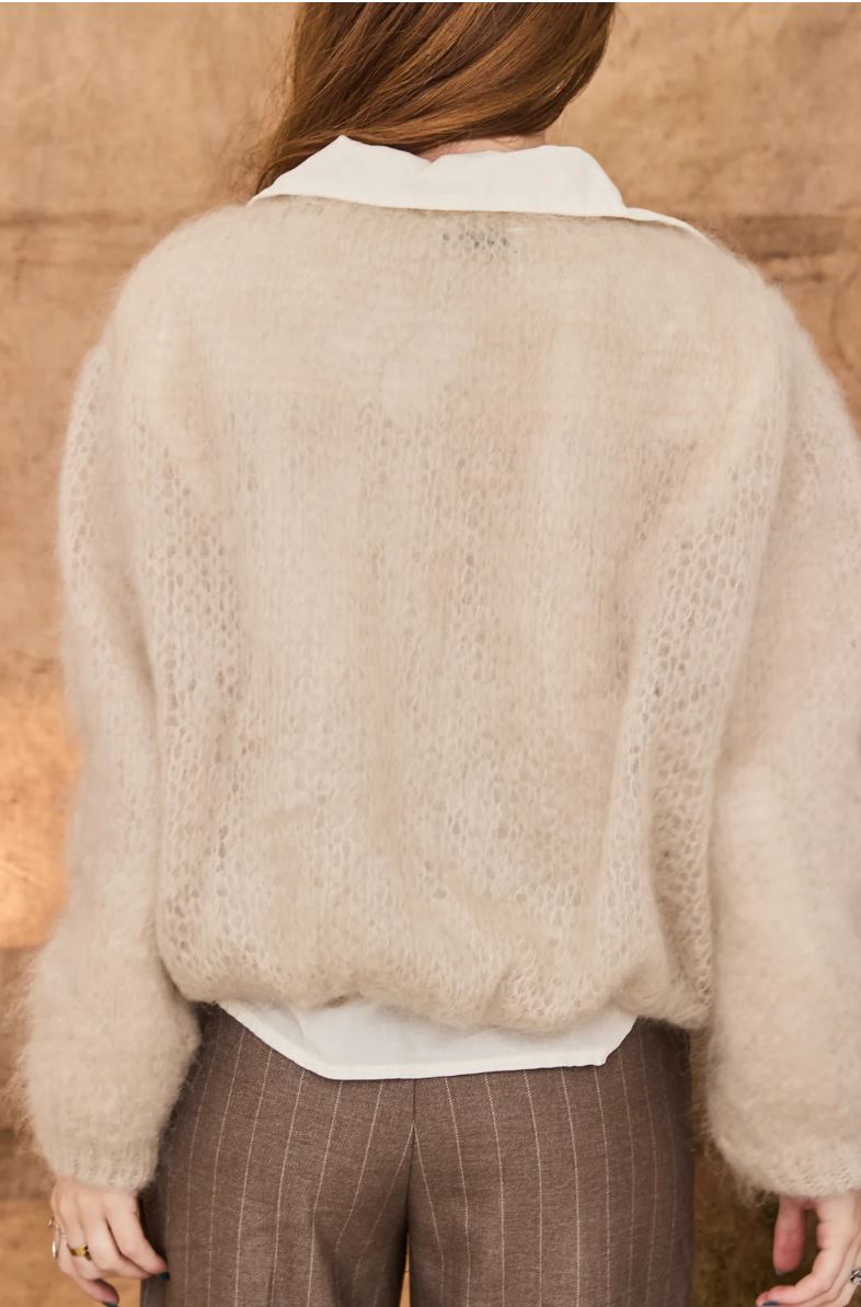 mamapapa - MILKA knitted cardigan - Cloudshell