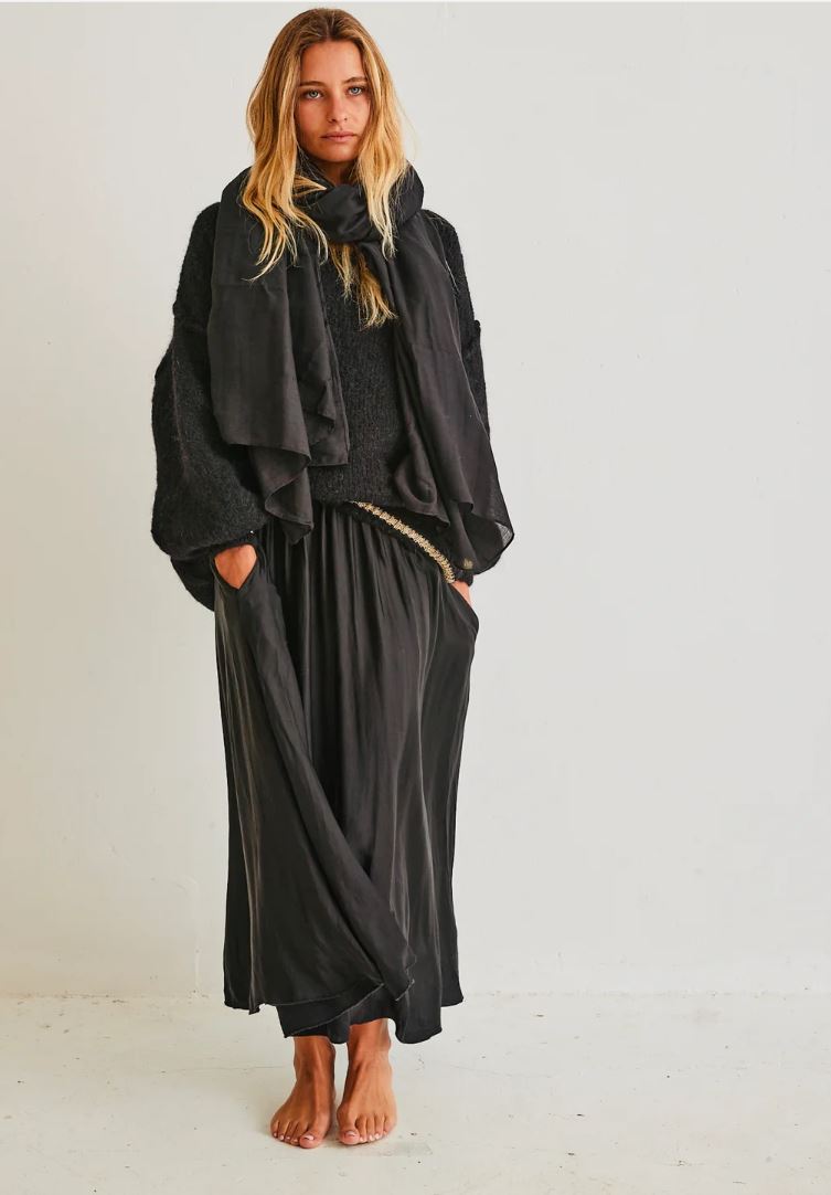 mamapapa - SCARLETT flowy skirt - black
