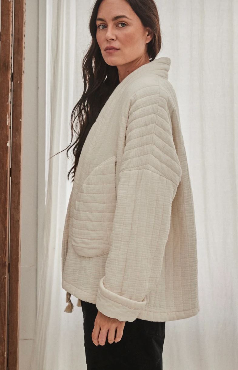 mamapapa - JEANPIERRE padded jacket - off white