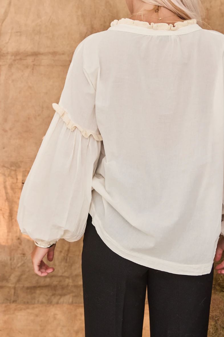 mamapapa - PIERRE blouse - off white