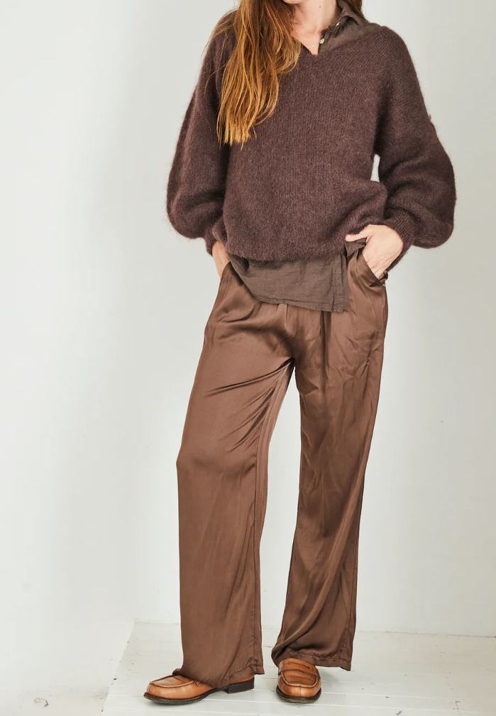mamapapa - PILAR - flowy pants - BLACK