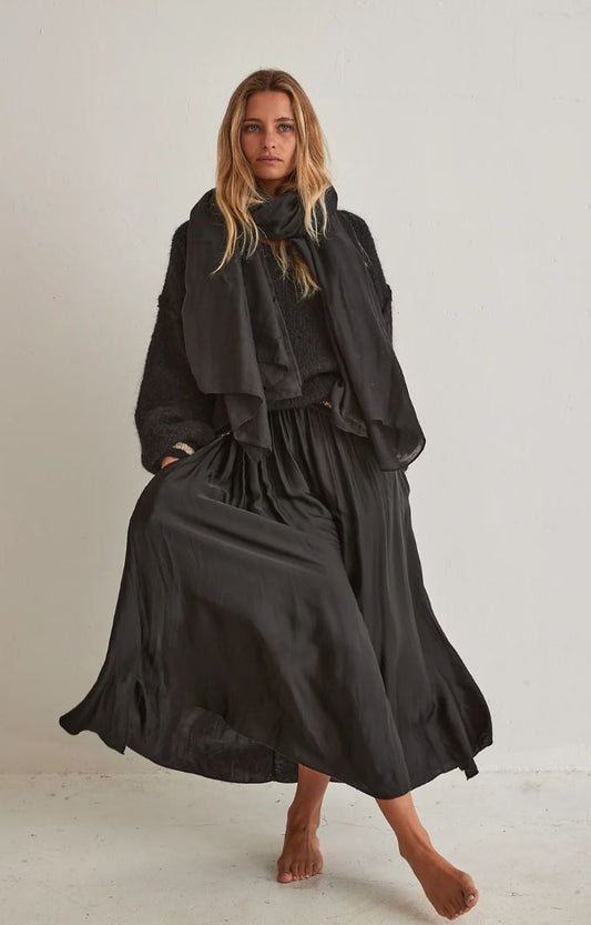 mamapapa - SCARLETT flowy skirt - charcoal