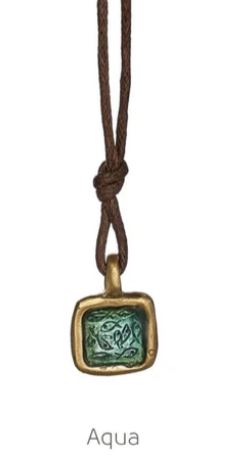 Pesci Che Volano Quadra (square) Pendant