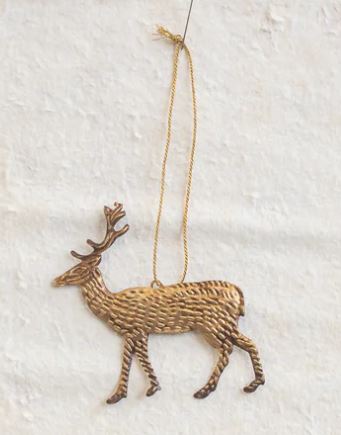 Deer Metal Hanging Ornament