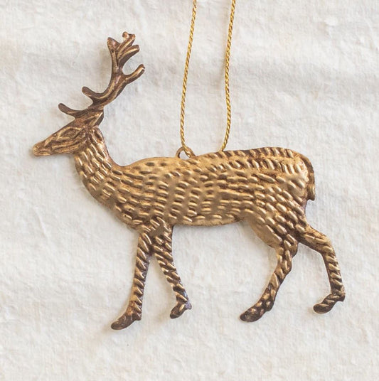 Deer Metal Hanging Ornament