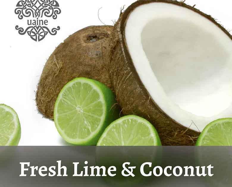 Uaine Candle Lifestyle Range Jar - Fresh Lime & Coconut